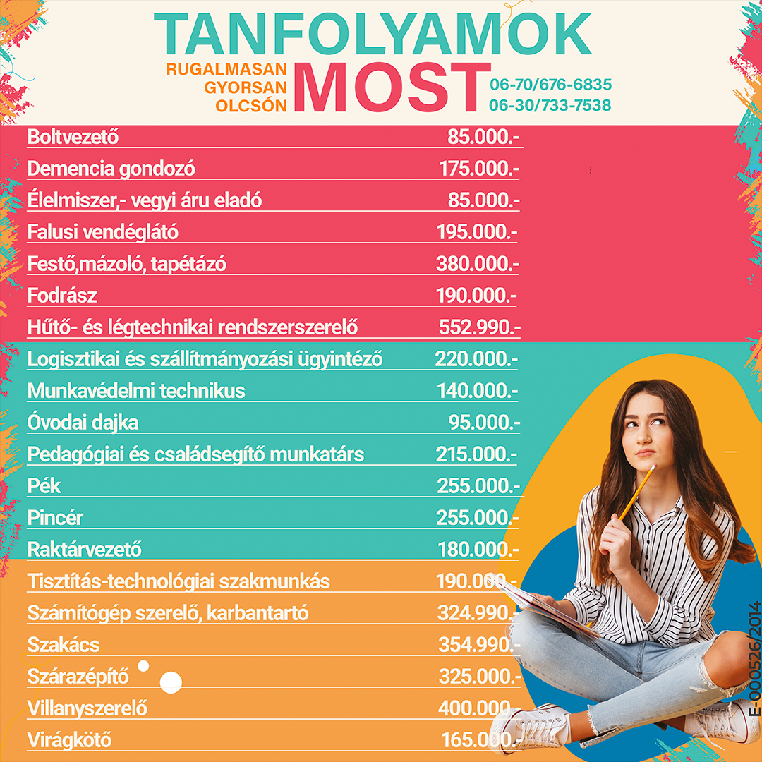 Tanfolyamok